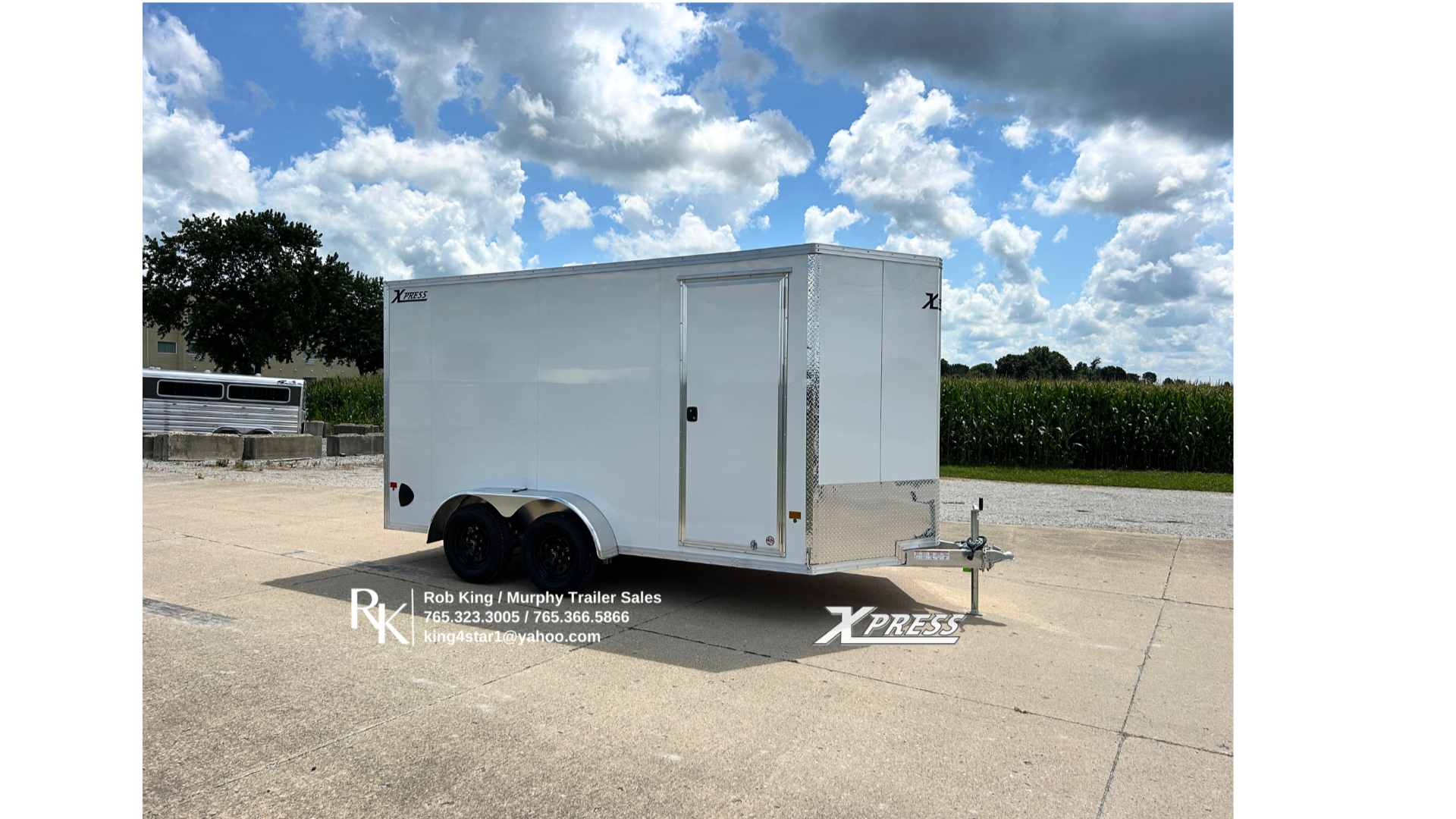 2025 Xpress Trailers 14' Aluminum Cargo Bumper Pull