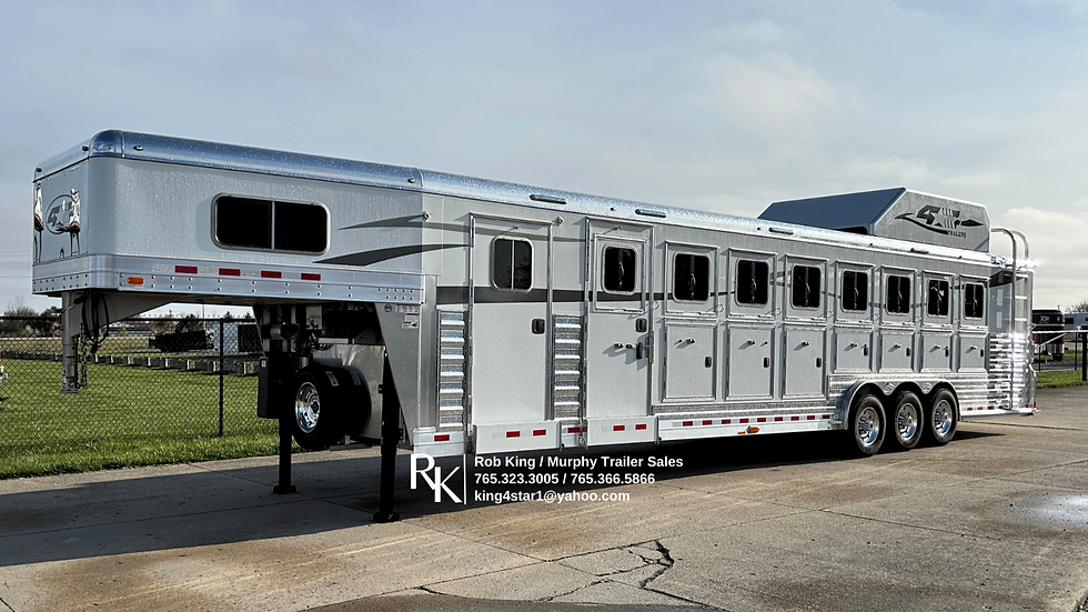 2025 4-Star Trailers 8 Horse Super Tack 37' Gooseneck