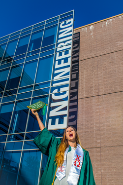 Lindsay's Grad Pic - GMU