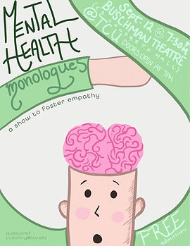 Mental Health Monologues Poster
