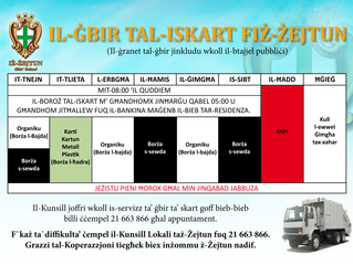 Ġbir tal-iskart fiż-Żejtun