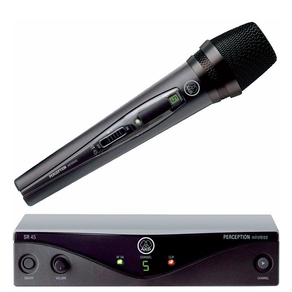 microfone AKG sem fio Harman