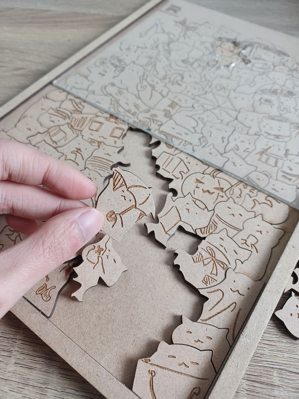 Thumbnail: 100 Cats Wooden Puzzle | Pure Cats' Hell, extremely difficult