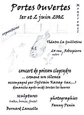 Fanny-Penin_Je-vous-écris-d'un-rivage-lointain_Portes-ouvertes-Ateliers-d'Artistes_Montreuil_2002_Théâtre-La-Guillotine