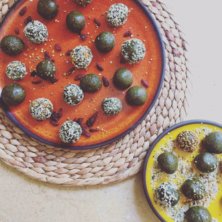 Raw Matcha Energy Balls.