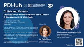Coffee & Careers: Exploring Public Health and Global Health Careers - A Discussion with Dr Alice Nader
