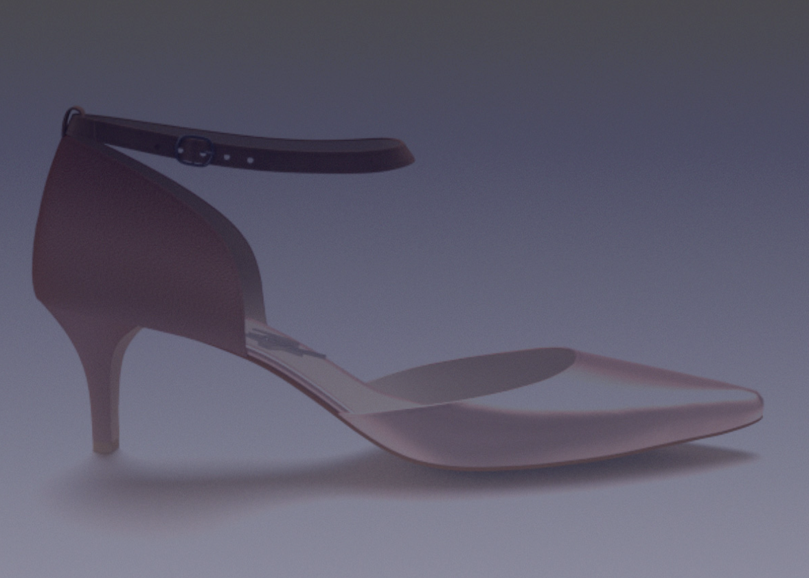 Princess powder pink heels
