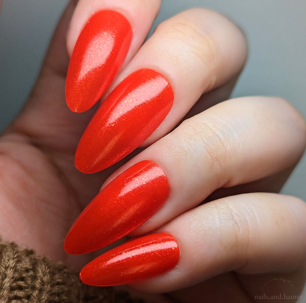 Thumbnail: Firebird - Shimmer Red Nail Polish