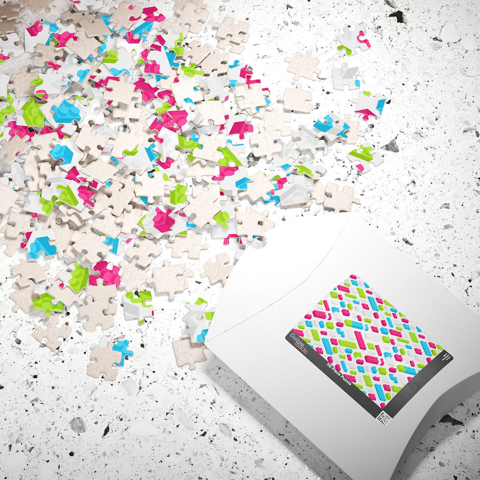 Thumbnail: Colorful Puzzle for Family Fun, Custom Jigsaw Game, 110 252 520 1014 piece Gift