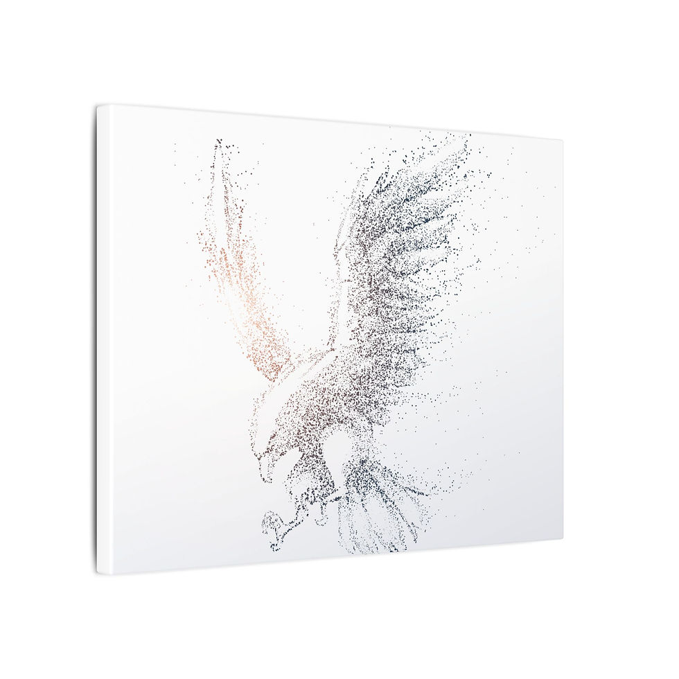 Thumbnail: Eagle Canvas Art, Inspirational Wall Decor, Nature Lover Gift, Modern Home Decor