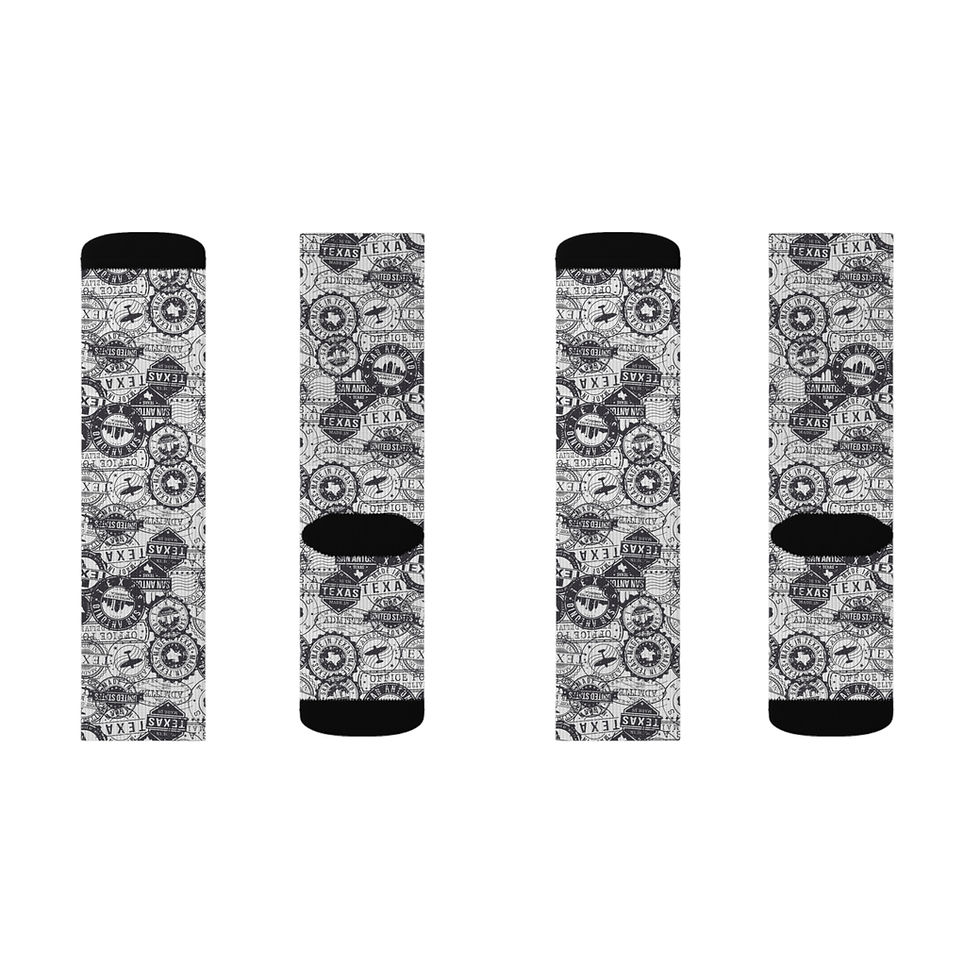 Thumbnail: Stylish Sublimation Socks for Unique Comfort, Artistic Footwear, Cozy Gift