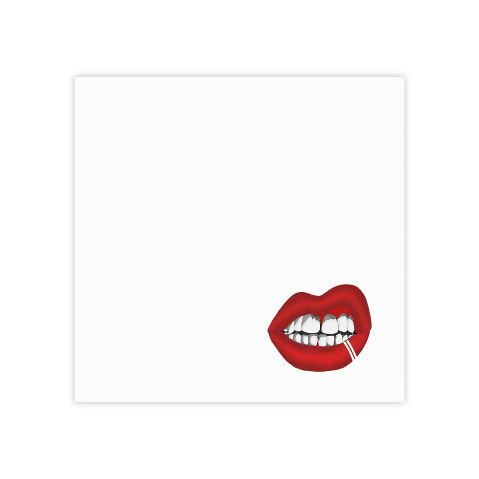 Big Lips Post-it Note Pads