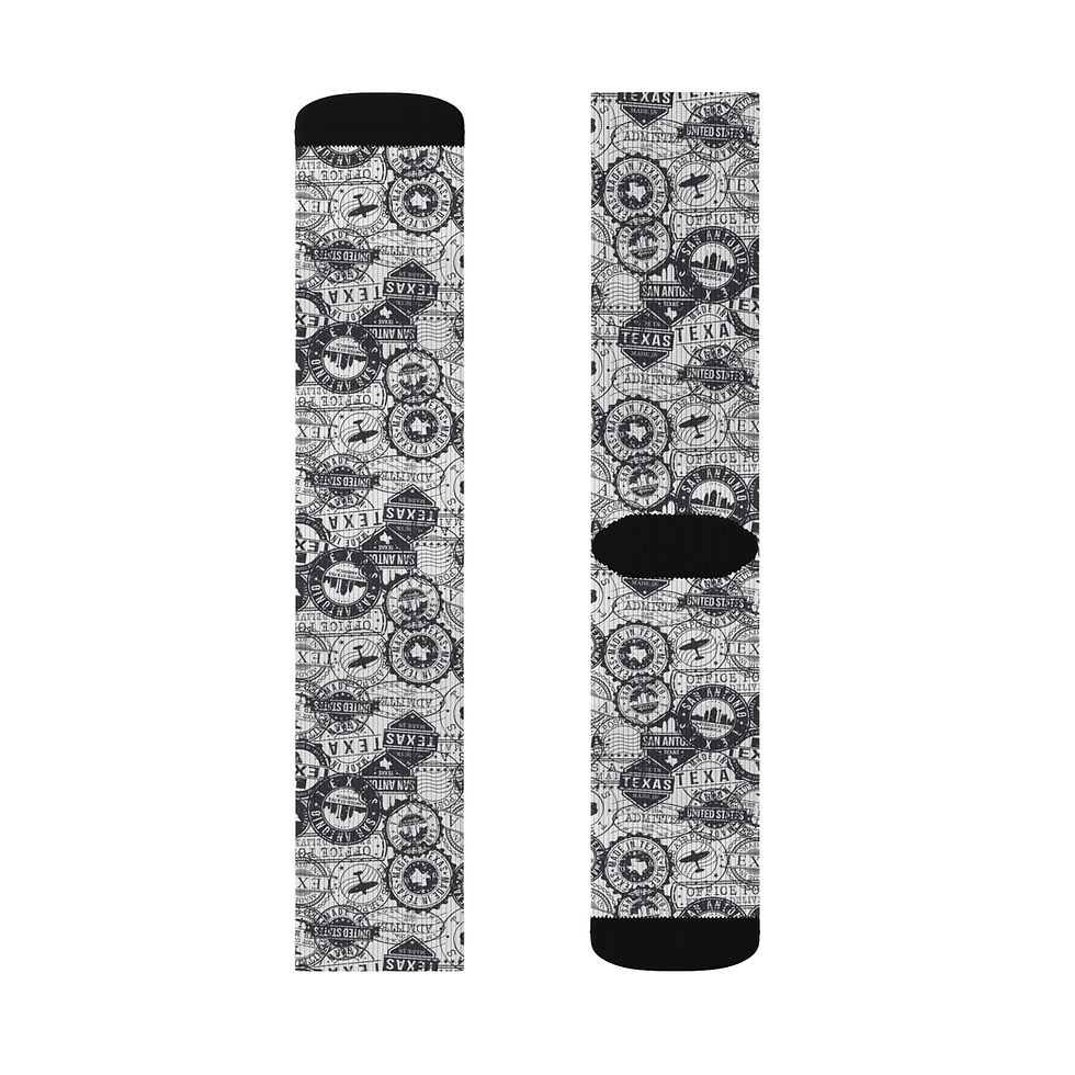 Thumbnail: Stylish Sublimation Socks for Unique Comfort, Artistic Footwear, Cozy Gift
