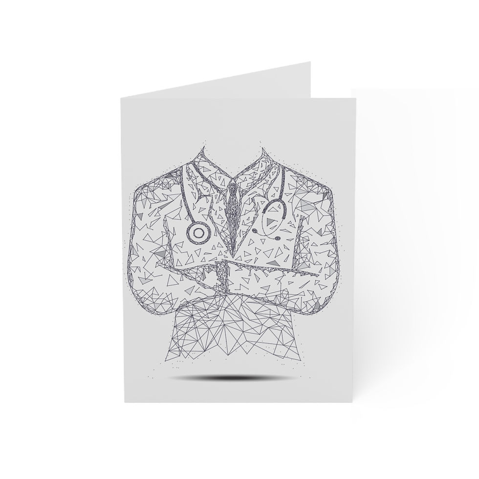 Thumbnail: Doctor Lines Greeting Cards