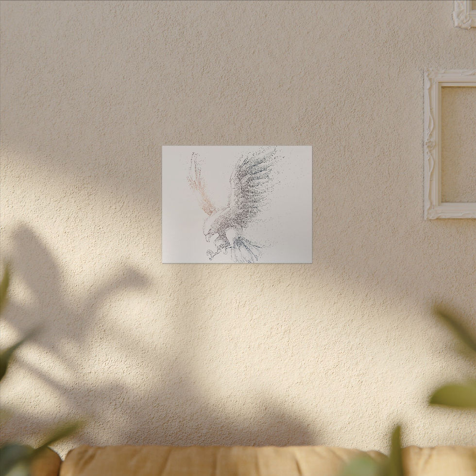 Thumbnail: Eagle Canvas Art, Inspirational Wall Decor, Nature Lover Gift, Modern Home Decor