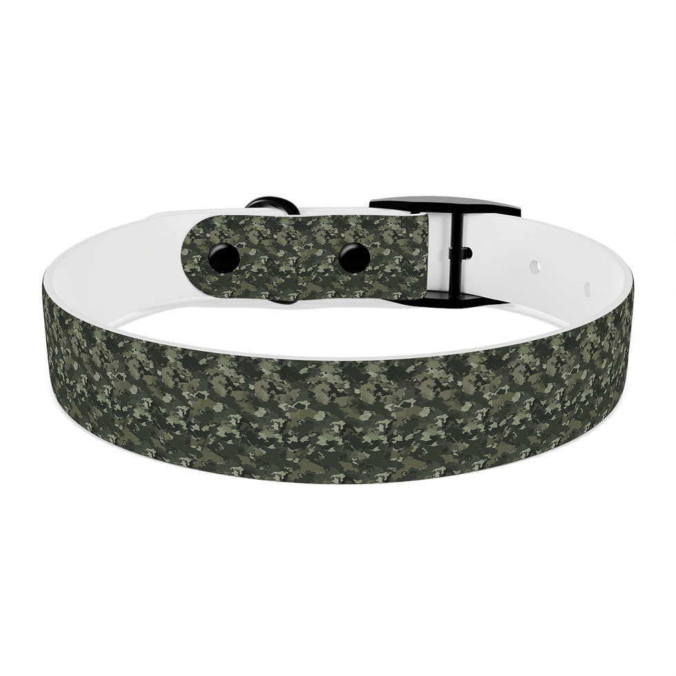 Thumbnail: Stylish Camouflage Dog Collar, Trendy Pet Accessory, Adjustable Dog Collar