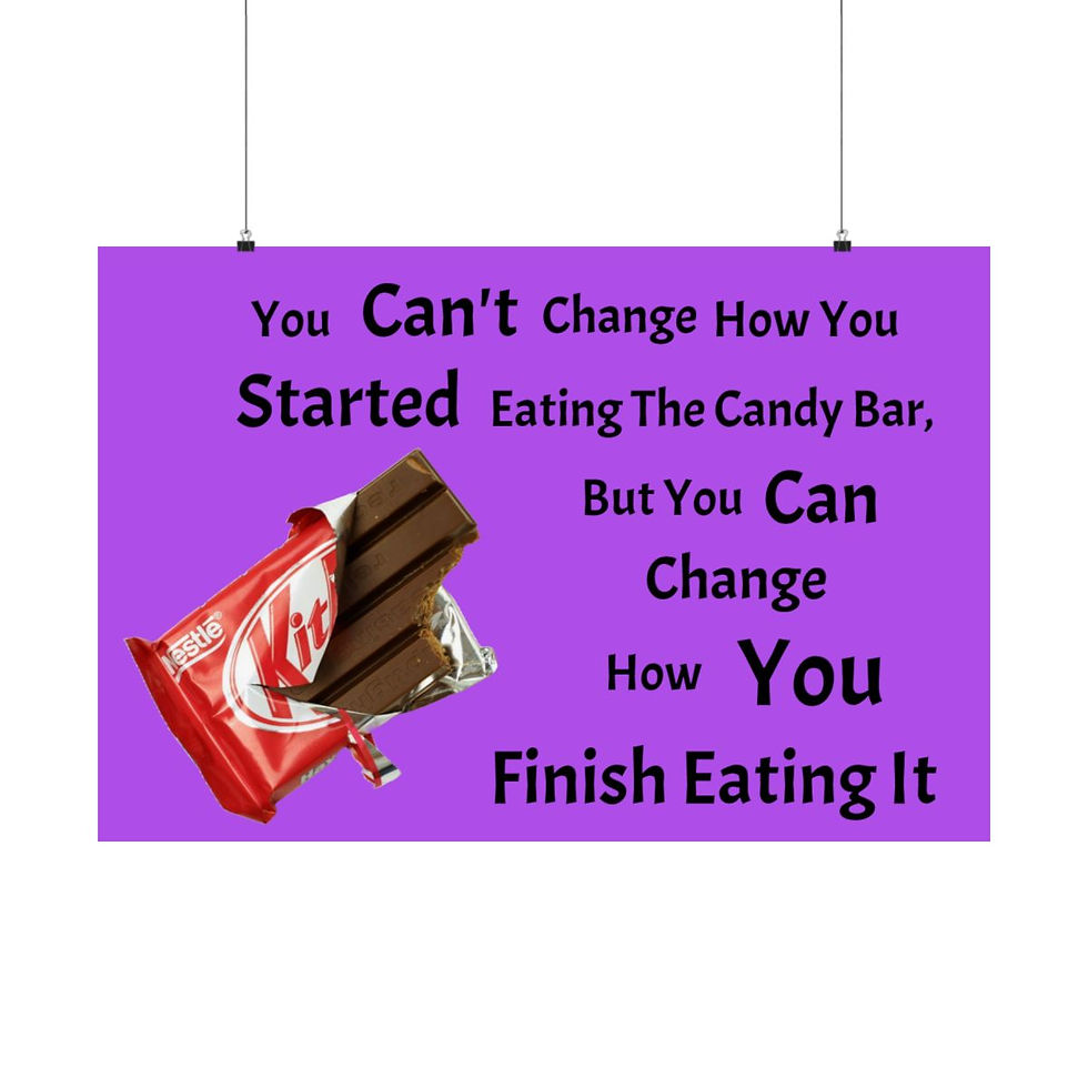 Candy Bar Matte Horizontal Posters