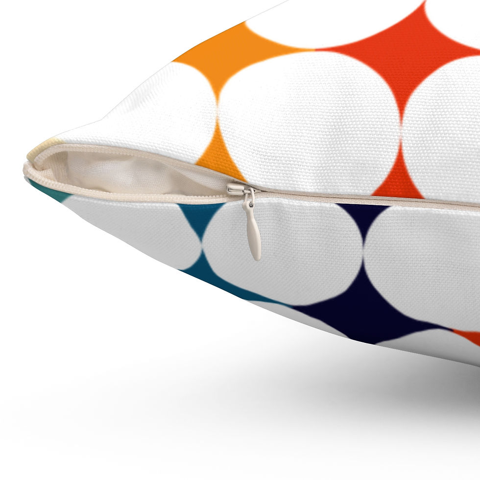 Thumbnail: Multi-Color Stars Polyester Square Pillow