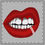 Thumbnail: Big Lips Ceramic Coaster