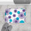 Thumbnail: Vibrant Abstract Bath Mat, Colorful Bathroom Decor, Non-Slip Area Rug