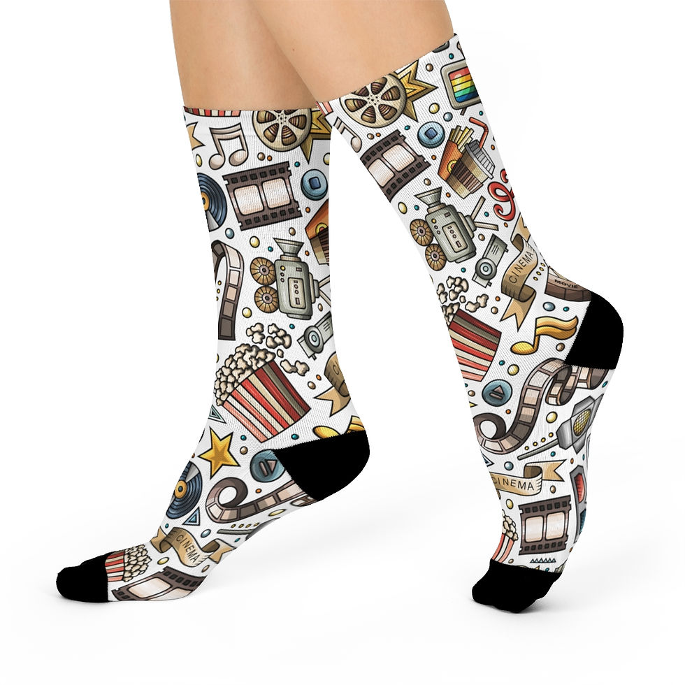 Thumbnail: Movies Cushioned Crew Socks