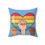 Thumbnail: LGBTQ Polyester Square Pillow Blue