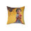 Thumbnail: Young Indian Girl Polyester Square Pillow