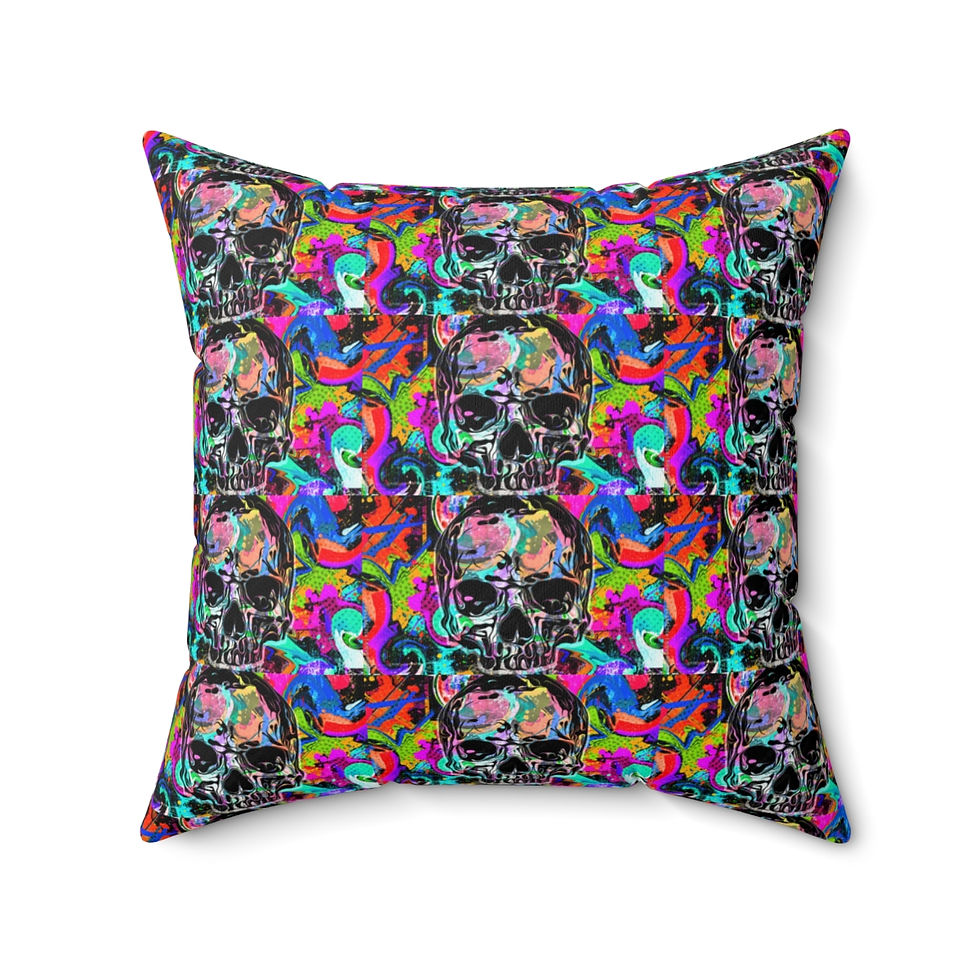 Thumbnail: Skull Square Pillow