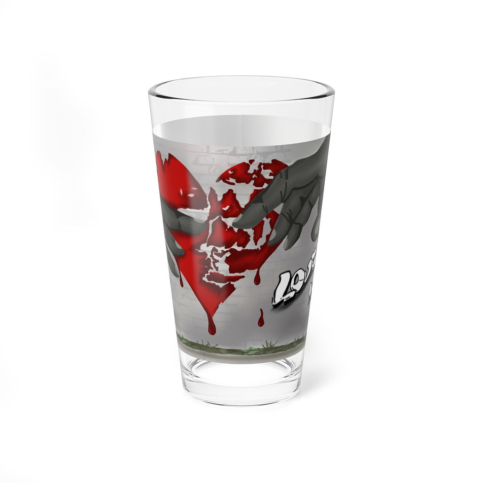 LGBTQ Mixing Glass, 16oz | Unique Gift for Home Bar, Cocktail Lovers, Parties