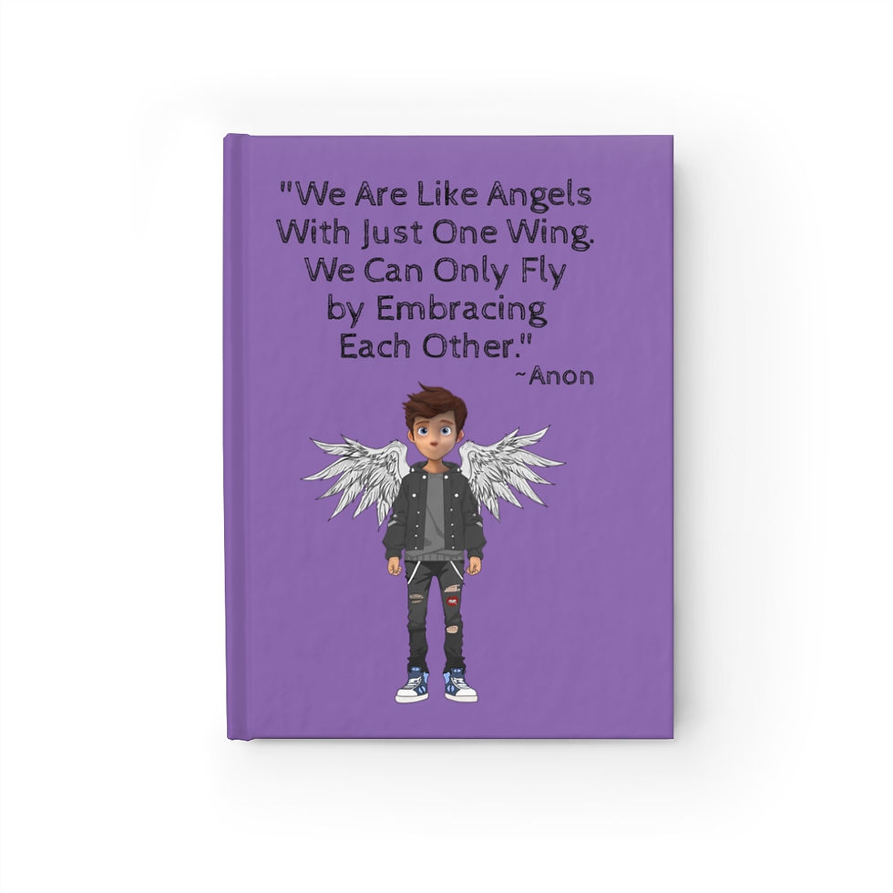 Human Angel Journal Purple