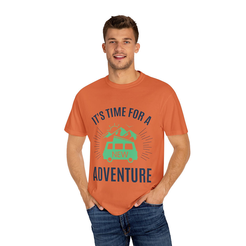 Thumbnail: Adventure-Themed Unisex T-shirt – Perfect for Explorers, Great for Camping