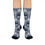 Thumbnail: Skull Pattern Cushioned Crew Socks, Comfortable Daily Wear, Casual Footwear