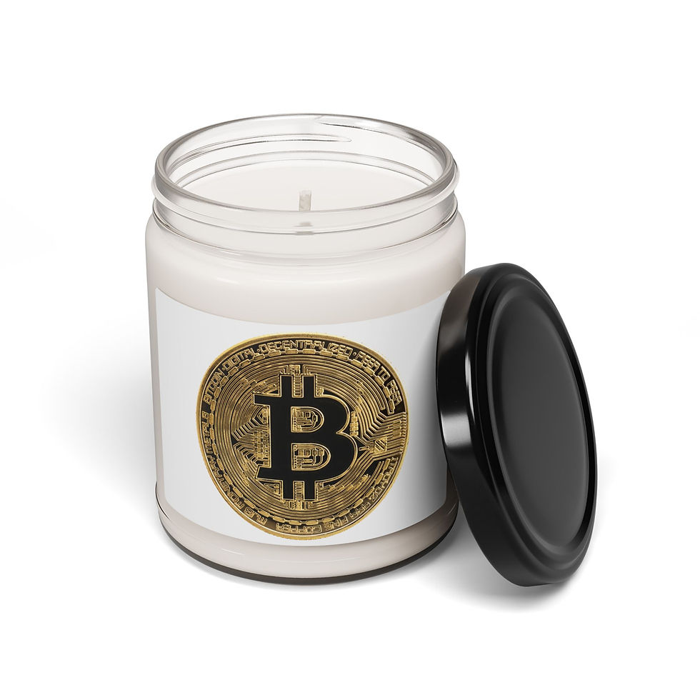Thumbnail: Cryptocurrency Scented Candle, Bitcoin Aromatherapy, Unique Gift for Crypto