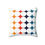 Thumbnail: Multi-Color Stars Polyester Square Pillow