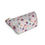 Thumbnail: Floral Accessory Pouch for Travel, Cute Makeup Bag, Flower Pattern Clutch