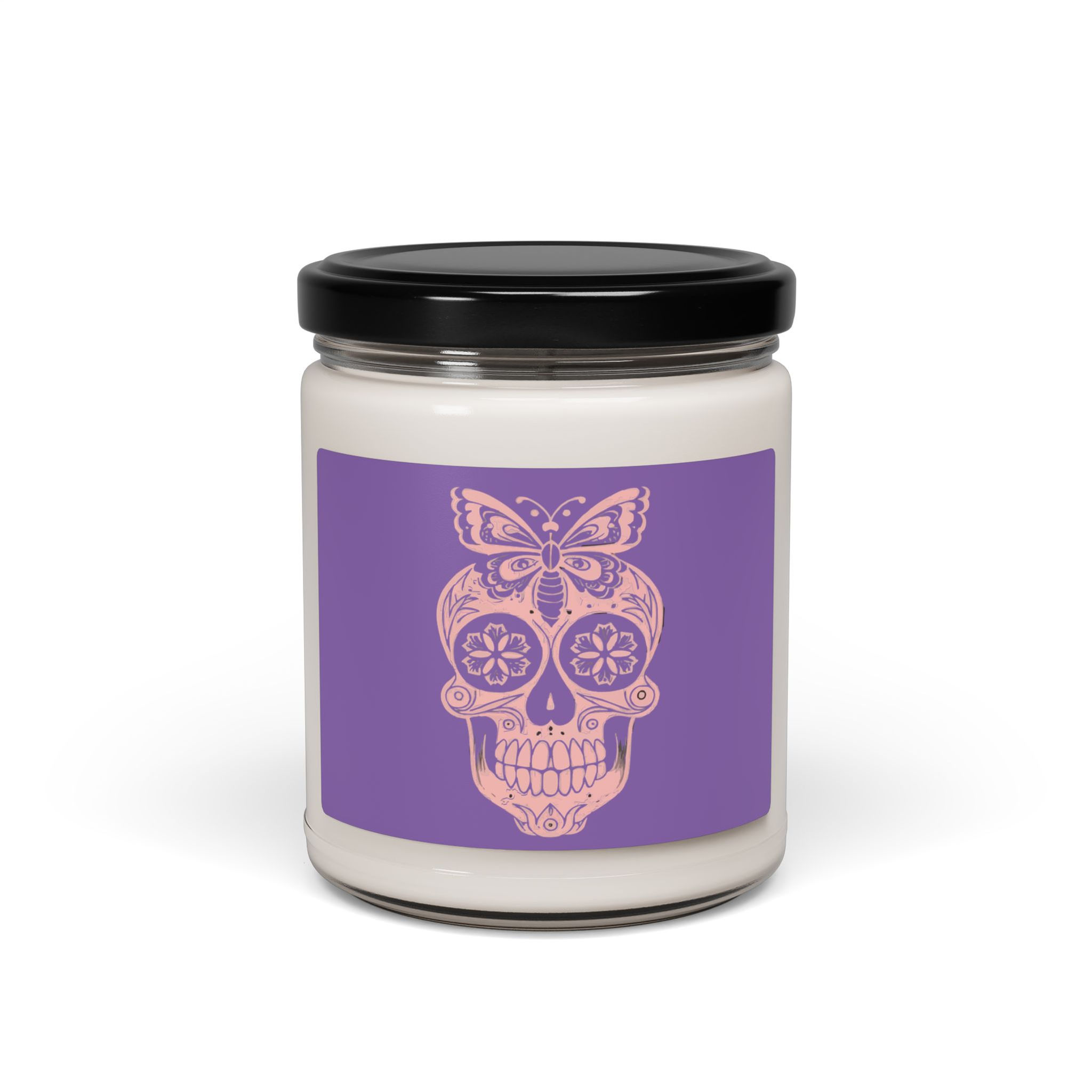 Scented Candle, Soy Wax Candle, Relaxing Candle, Home Decor, Skull Candle