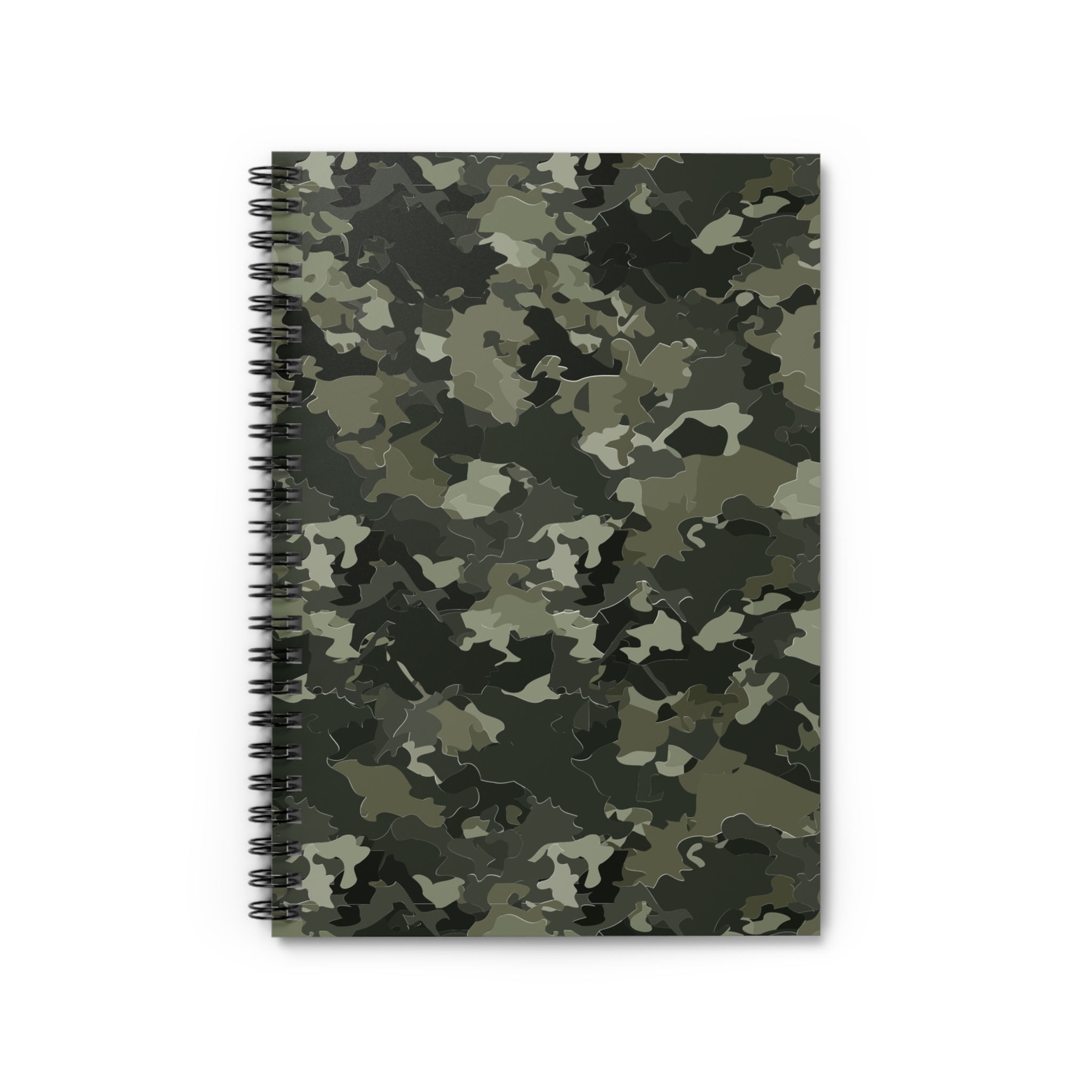 Camouflage Spiral Notebook - Perfect for Students, Soldiers, Hunters, Gifts