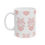 Thumbnail: Sugar Skull Floral Ceramic Mug, Coffee Cup, Boho Style Kitchenware, 11oz 15oz