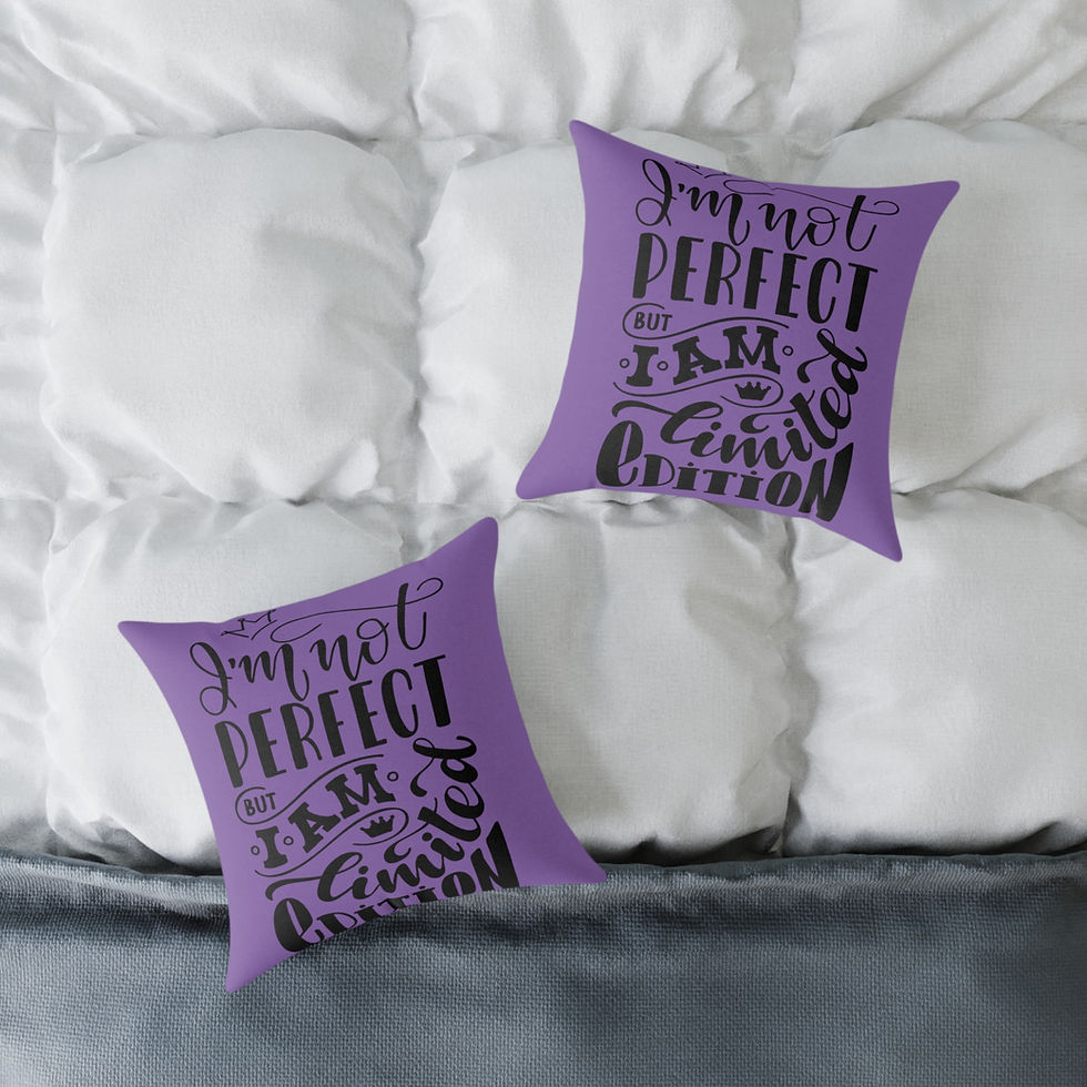 Thumbnail: Limited Edition Throw Pillow, Perfect for Home Décor, Gift for Friends, Purple