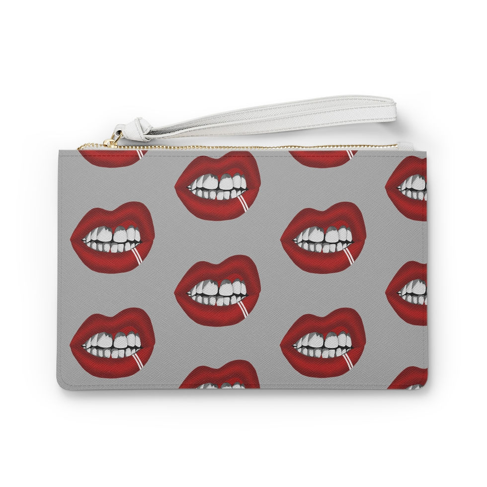 Big Lips Clutch Bag