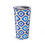 Thumbnail: Vibrant Geometric Tumbler, 20oz Insulated Travel Mug, Stylish Drinkware