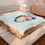 Thumbnail: Colorful Heart Design Velveteen Plush Blanket, Cozy Throw, Gifts, LGBTQ, Sea G