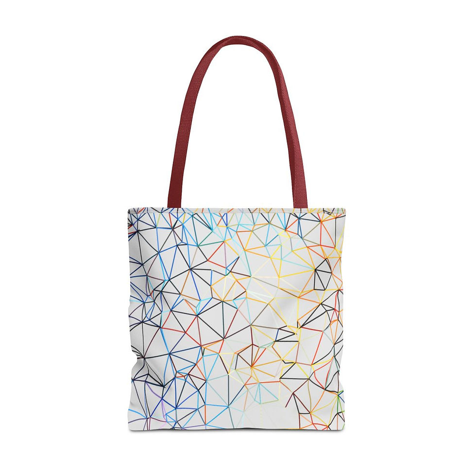 Thumbnail: Multicolor Lines Tote Bag