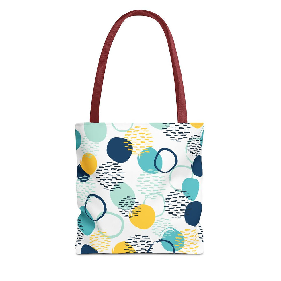 Thumbnail: Orange and Blue Tote Bag