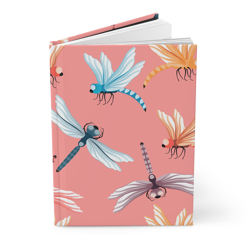 Dragonfly Dreams Hardcover Journal, Notebook, Nature Lover's Journal Gift