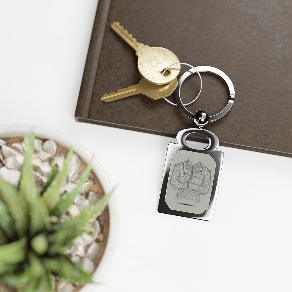 Thumbnail: Medical Rectangle Keyring