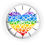Thumbnail: Hearts Wall Clock