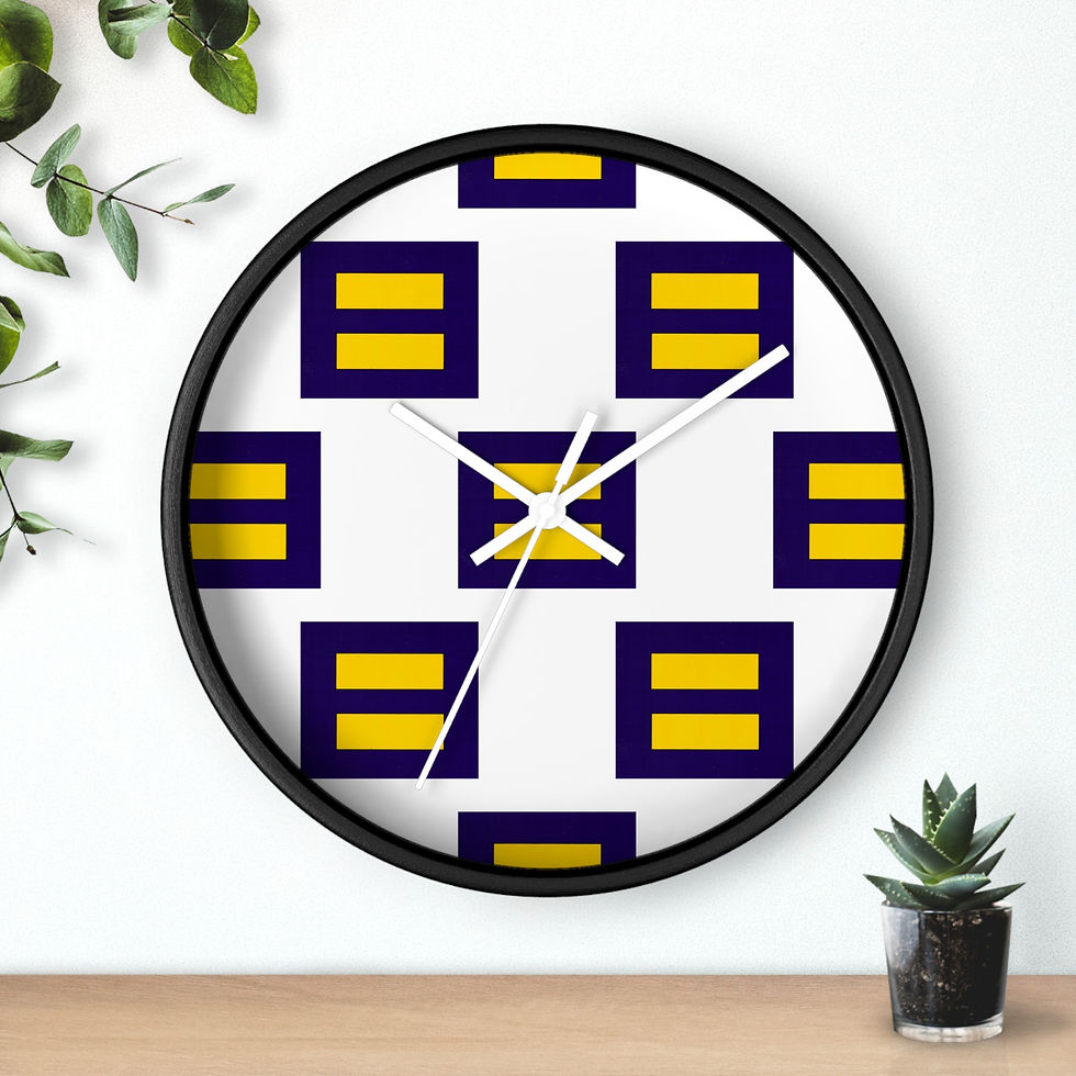 Thumbnail: LGBTQ+ Pride Wall Clock, Colorful Home Decor, Gift for LGBTQ Community