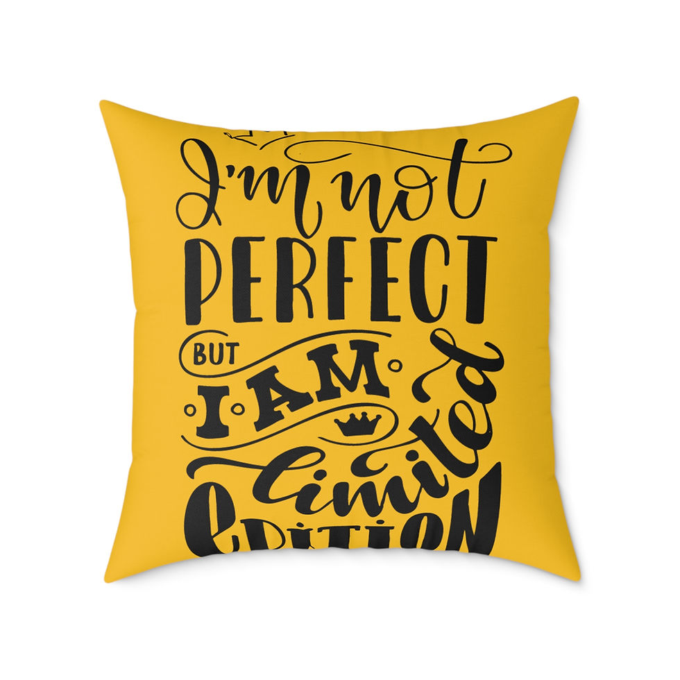 Thumbnail: Limited Edition Throw Pillow, Perfect for Home Décor, Gift for Friends, Yellow