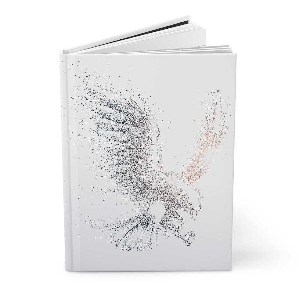 Thumbnail: Artistic Eagle Hardcover Journal for Nature Lovers, Sketchbook, Bullet Journal